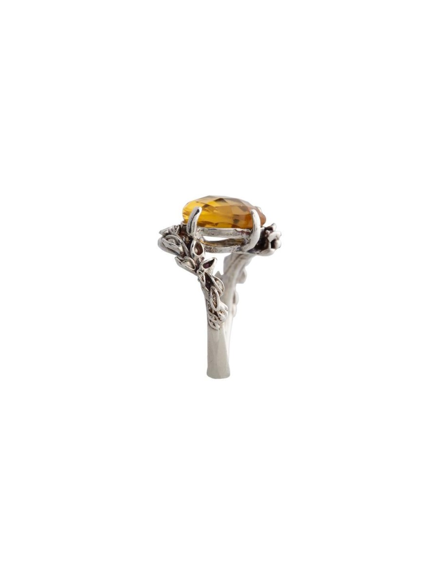 Gioielli Spadafora Gioielli | Anello Cuore Passion Giallo