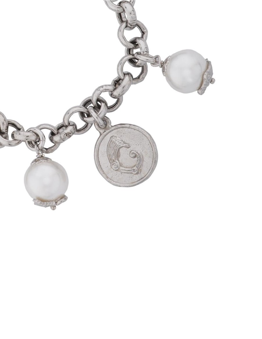 Gioielli Spadafora Gioielli | Bracciale Figurarum Coin E Perle