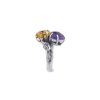 Gioielli Spadafora Gioielli | Anello Passion Couple Viola E Giallo