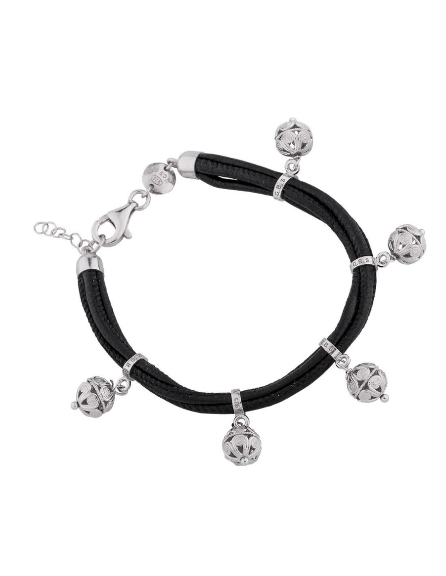 Gioielli Spadafora Gioielli | Bracciale Colorful Jennacchelle Nero